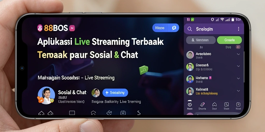 Tampilan antarmuka 88BOS dengan fitur Live Streaming yang menarik.