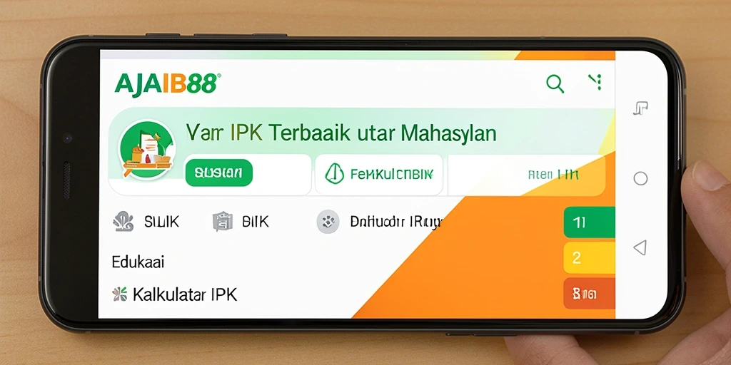 Antarmuka sederhana AJAIB88 untuk Kalkulator IPK yang user-friendly.