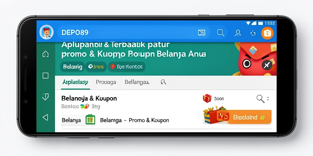 Tampilan antarmuka DEPO89 yang ramah pengguna dan intuitif.