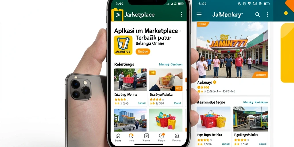 Antarmuka aplikasi JAMIN777 yang menarik dan mudah digunakan.