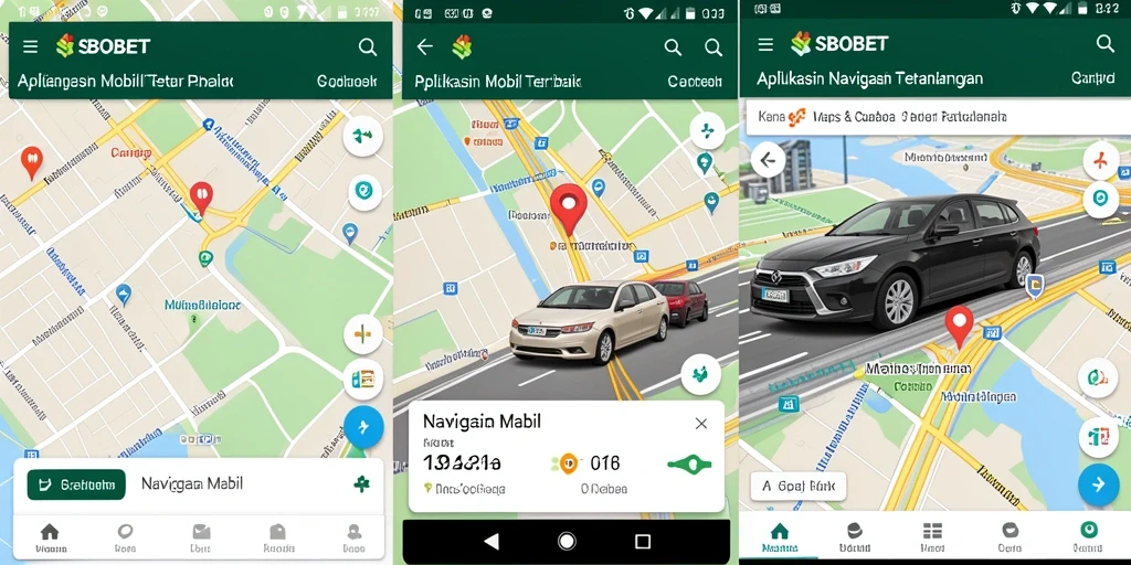 Antarmuka SBOBET dengan fitur Navigasi Mobil yang lengkap.