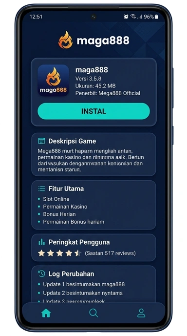 Tampilan halaman APK maga888